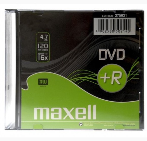 Maxell Dvdr 5 Pack 10Mm 16X 47Gb maxell kopen in de aanbieding
