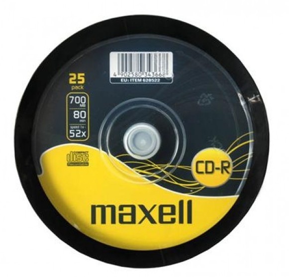 Maxell Cd R 50 Spindle 52X 80 Min maxell kopen in de aanbieding
