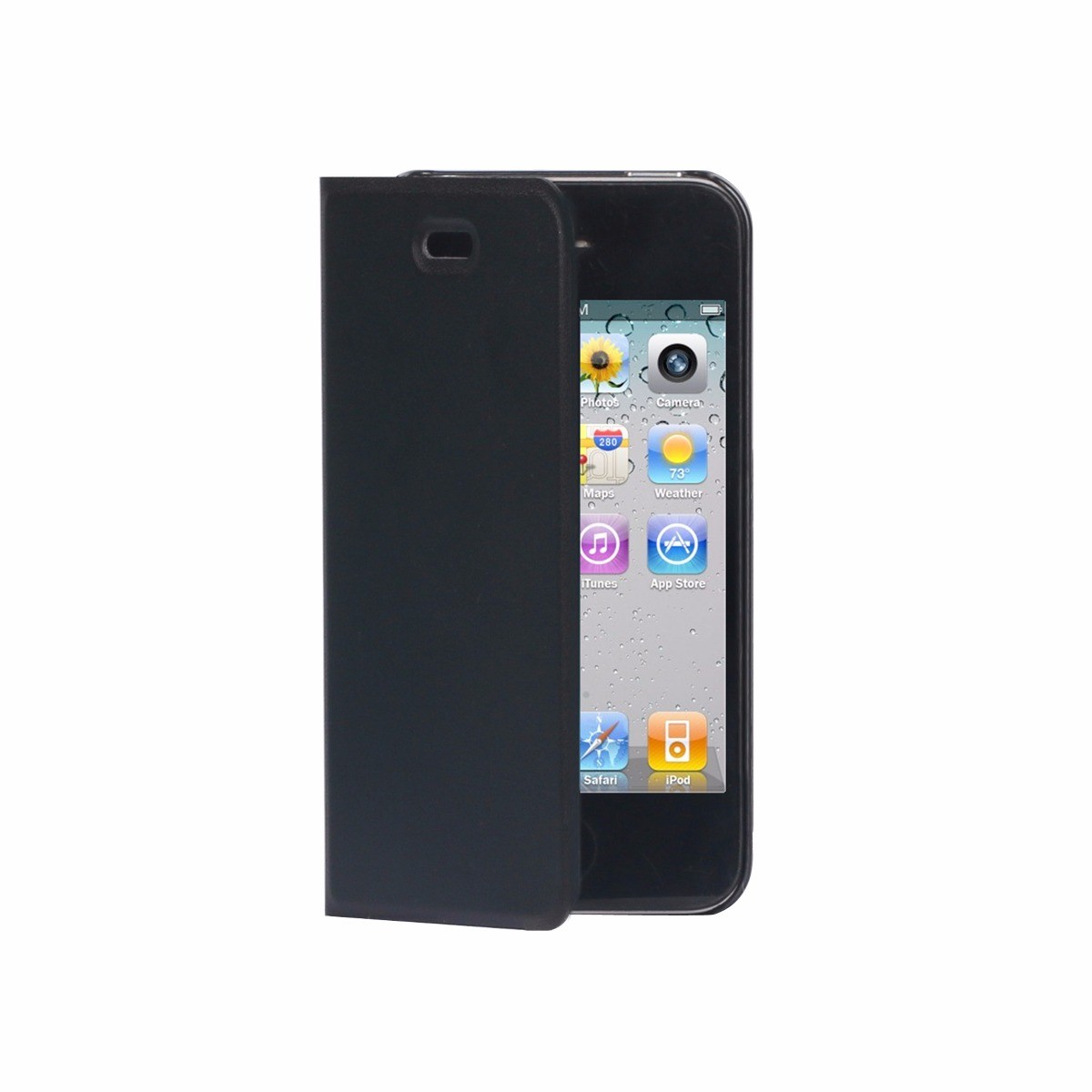 Qtrek Iphone 4 4S Wallet Case Black qtrek kopen in de aanbieding