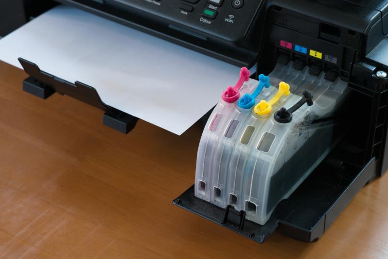 Cartridge probleem - Testpagina voor zwart/wit en kleurenprints